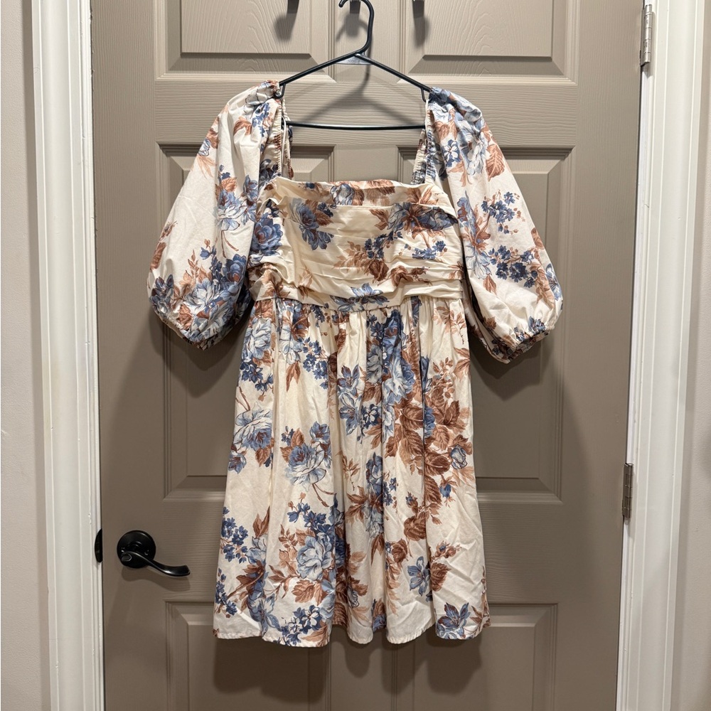 Abercrombie & Fitch Emerson Puff Sleeve Dress